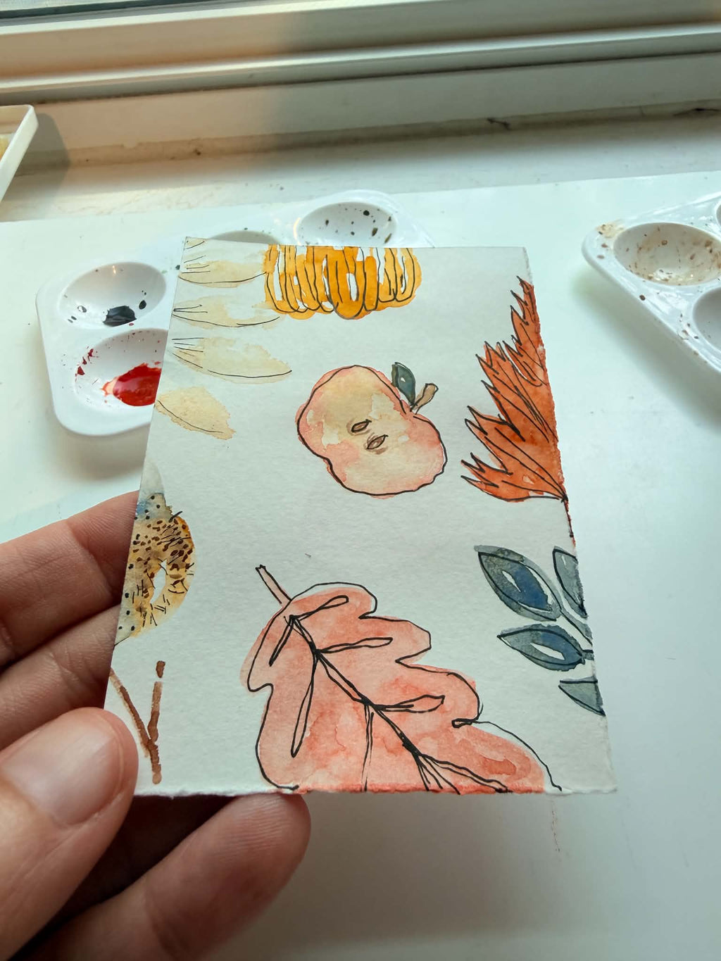 Soup Season: A Watercolor Recipe Card Exchange