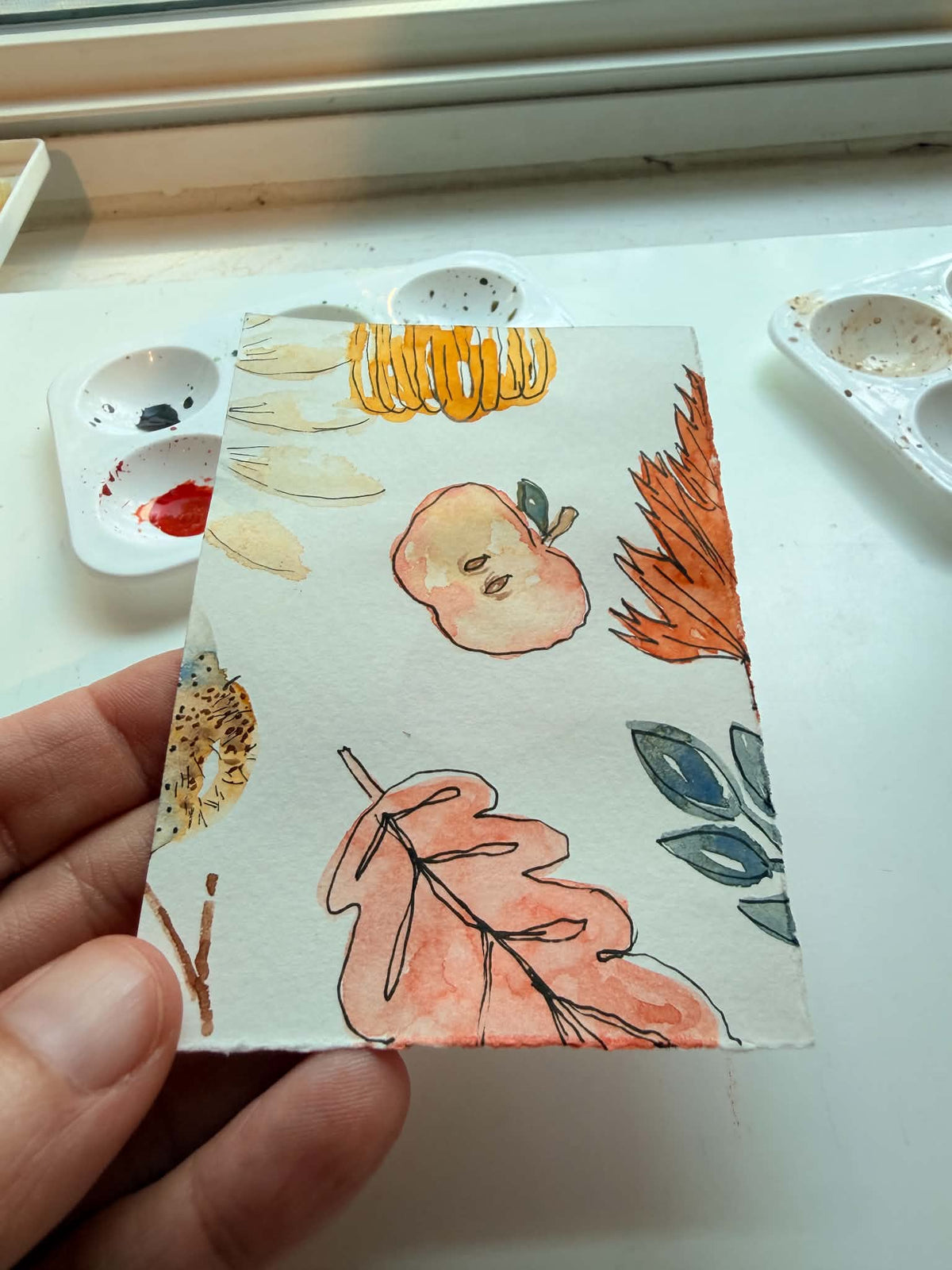 Soup Season: A Watercolor Recipe Card Exchange