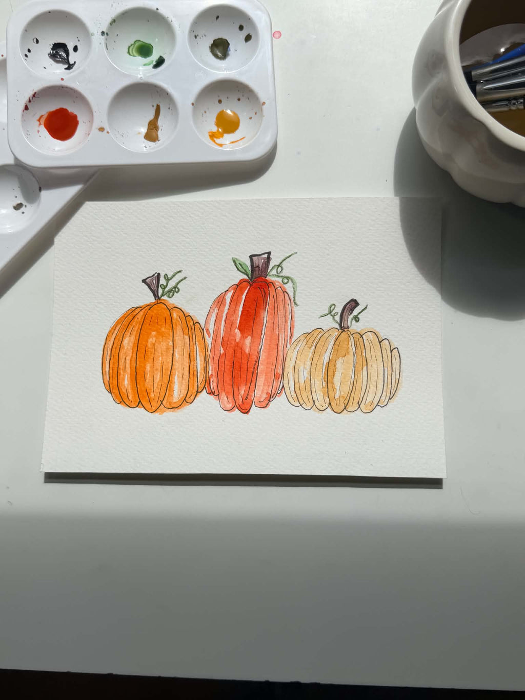 Soup Season: A Watercolor Recipe Card Exchange