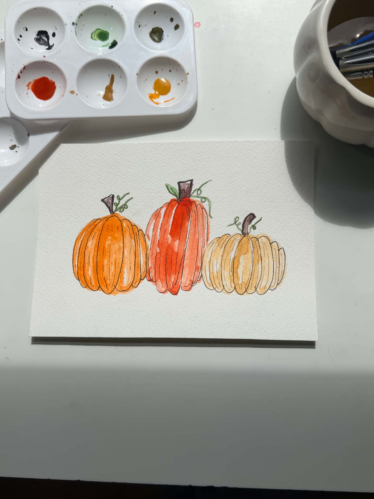 Soup Season: A Watercolor Recipe Card Exchange