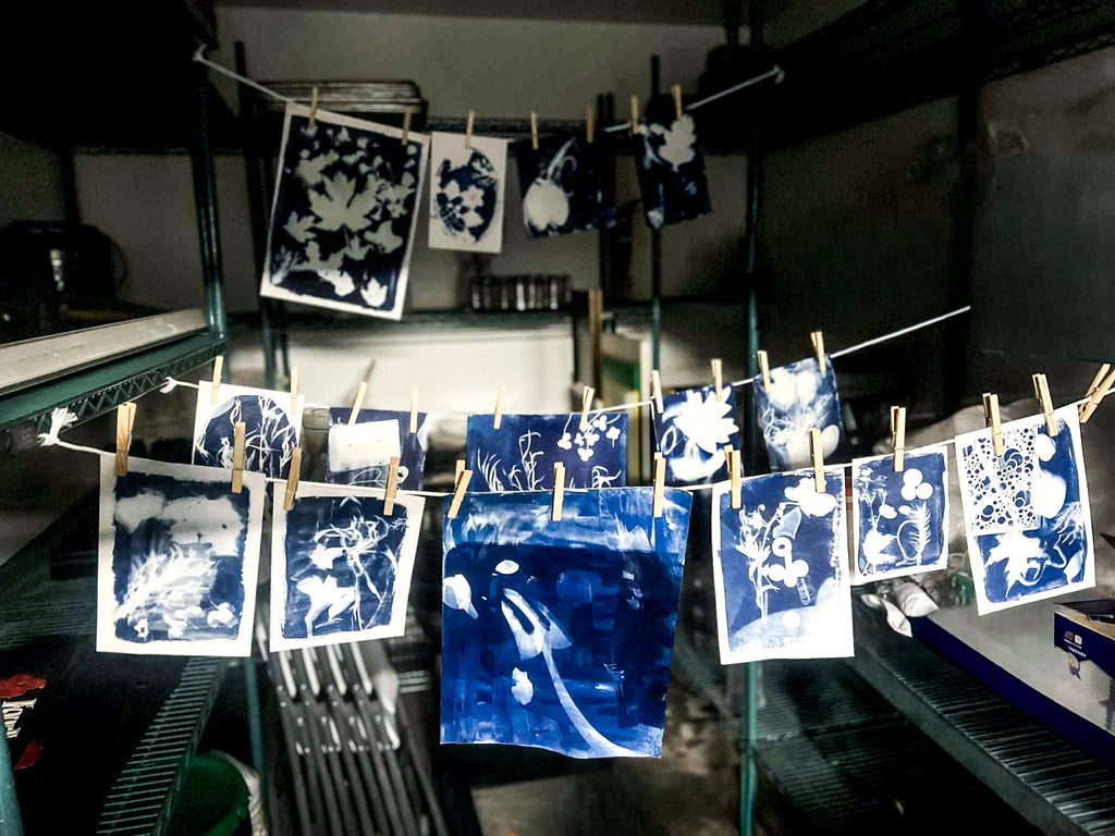 Cyanotype Sun Photography