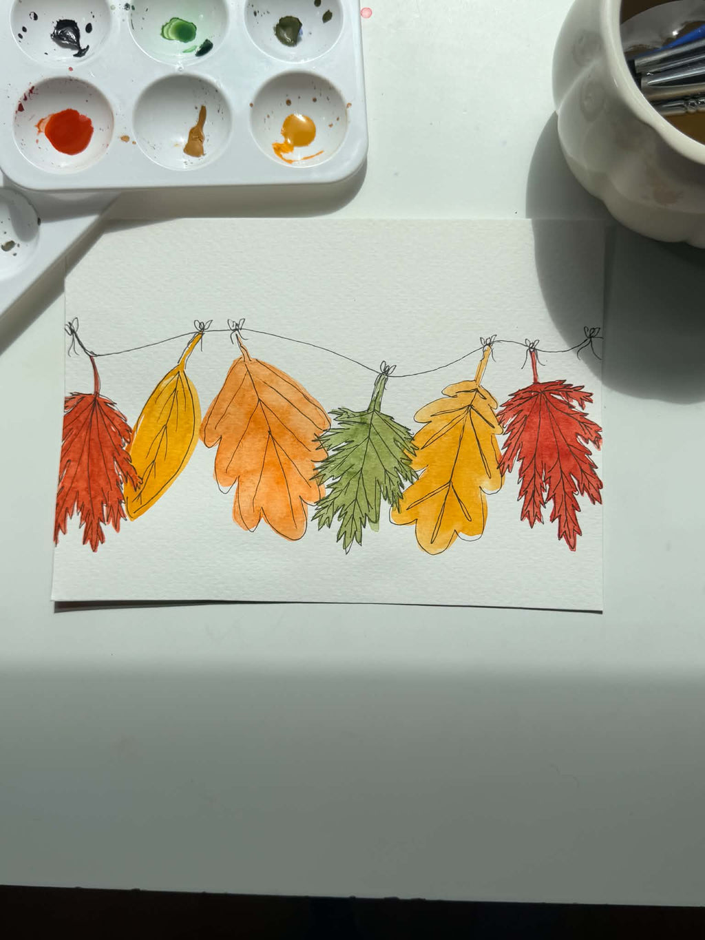 Soup Season: A Watercolor Recipe Card Exchange