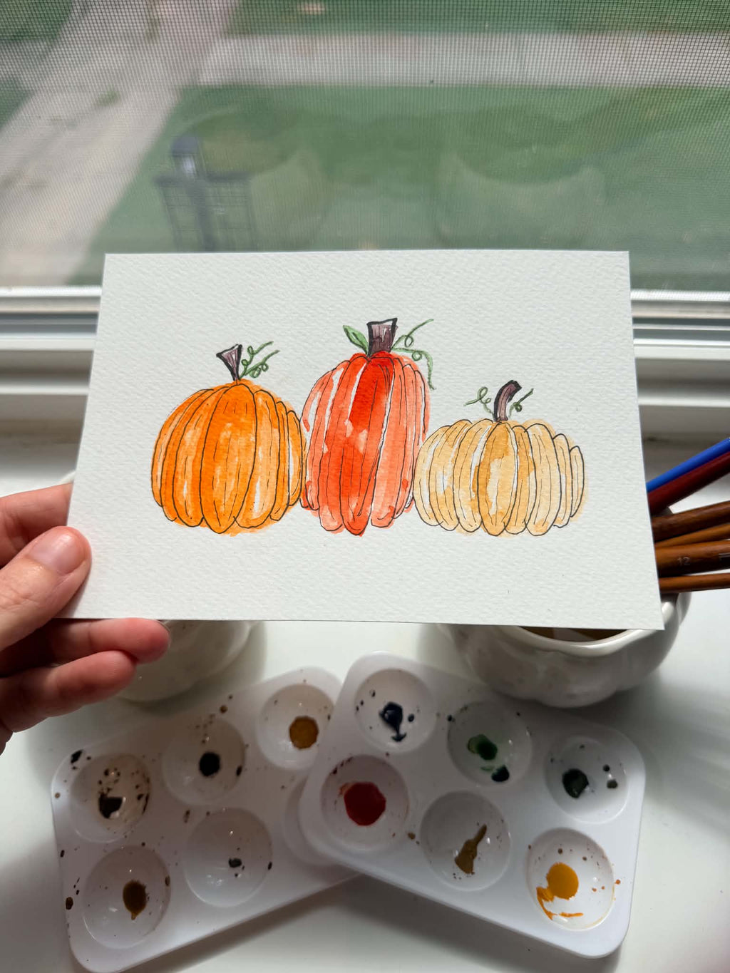 Soup Season: A Watercolor Recipe Card Exchange