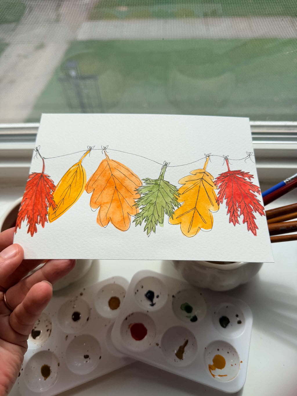Soup Season: A Watercolor Recipe Card Exchange