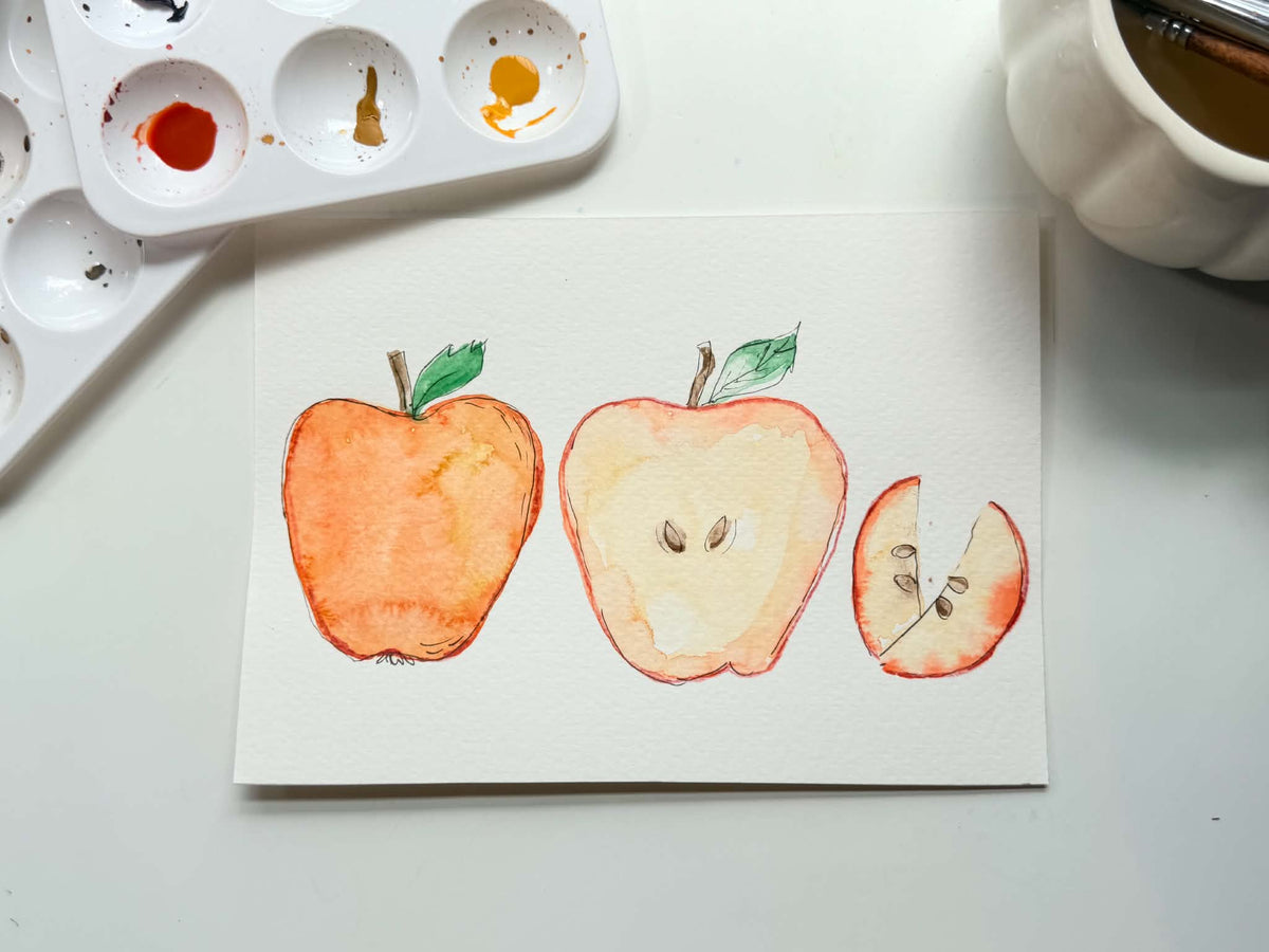 Soup Season: A Watercolor Recipe Card Exchange