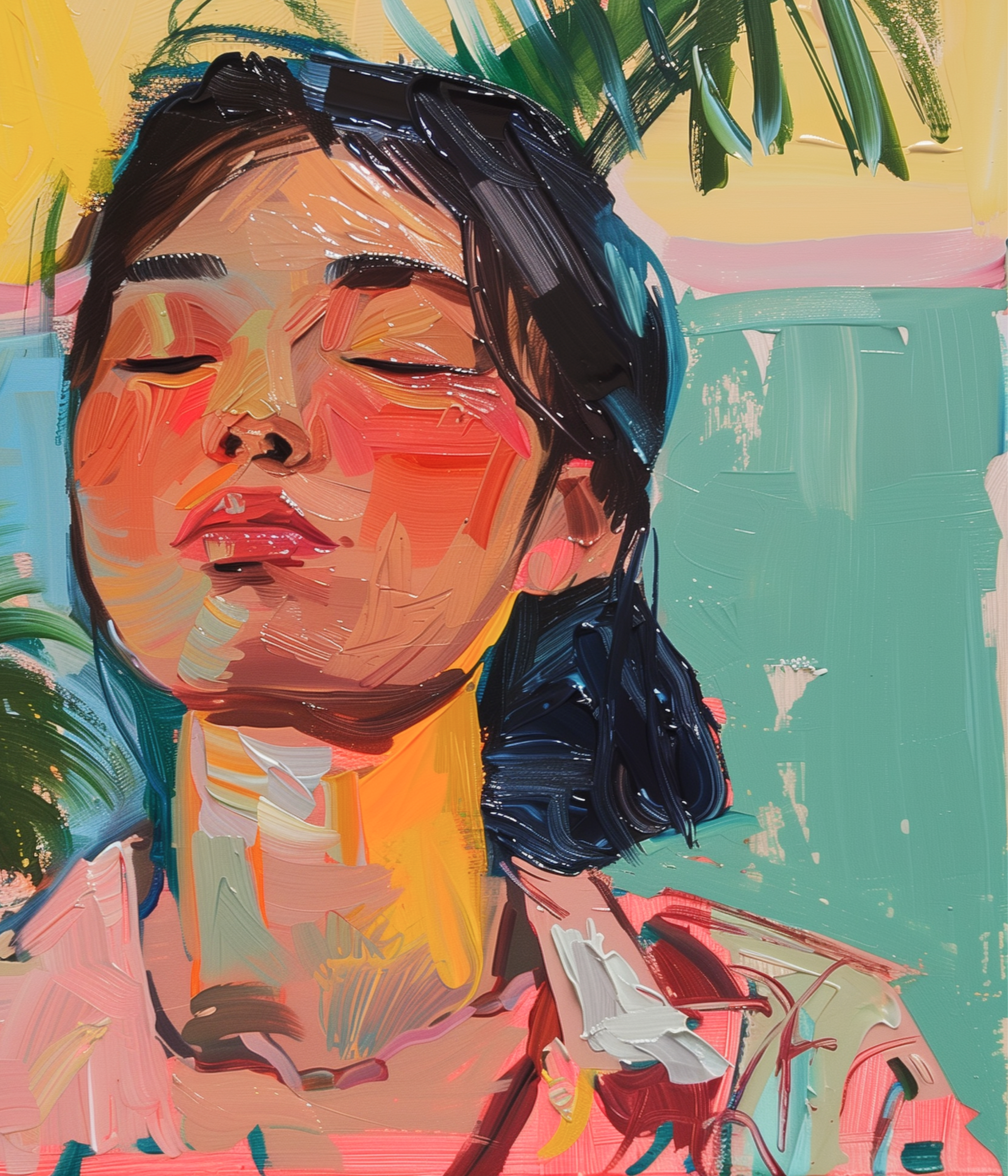 Expressive Portraiture: Color, Layers & Brushwork image 0