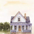 Paint my House  Ink & Watercolor image 0