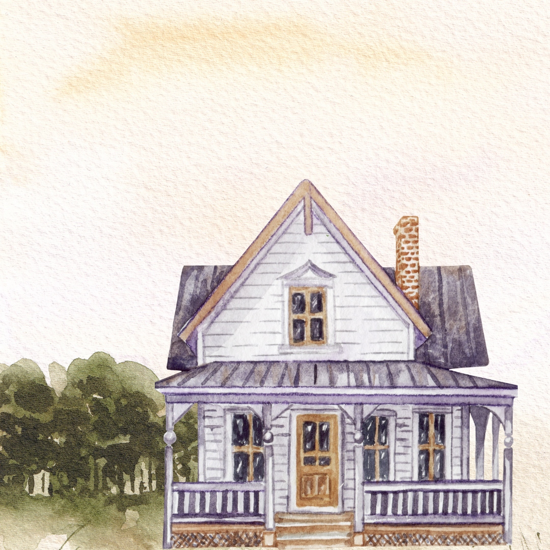 Paint my House  Ink & Watercolor image 0