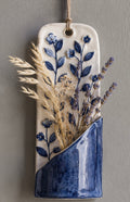 Clay Wall Hanging Slab Vase