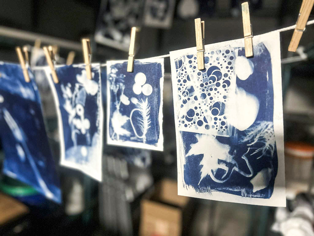 Cyanotype Sun Photography