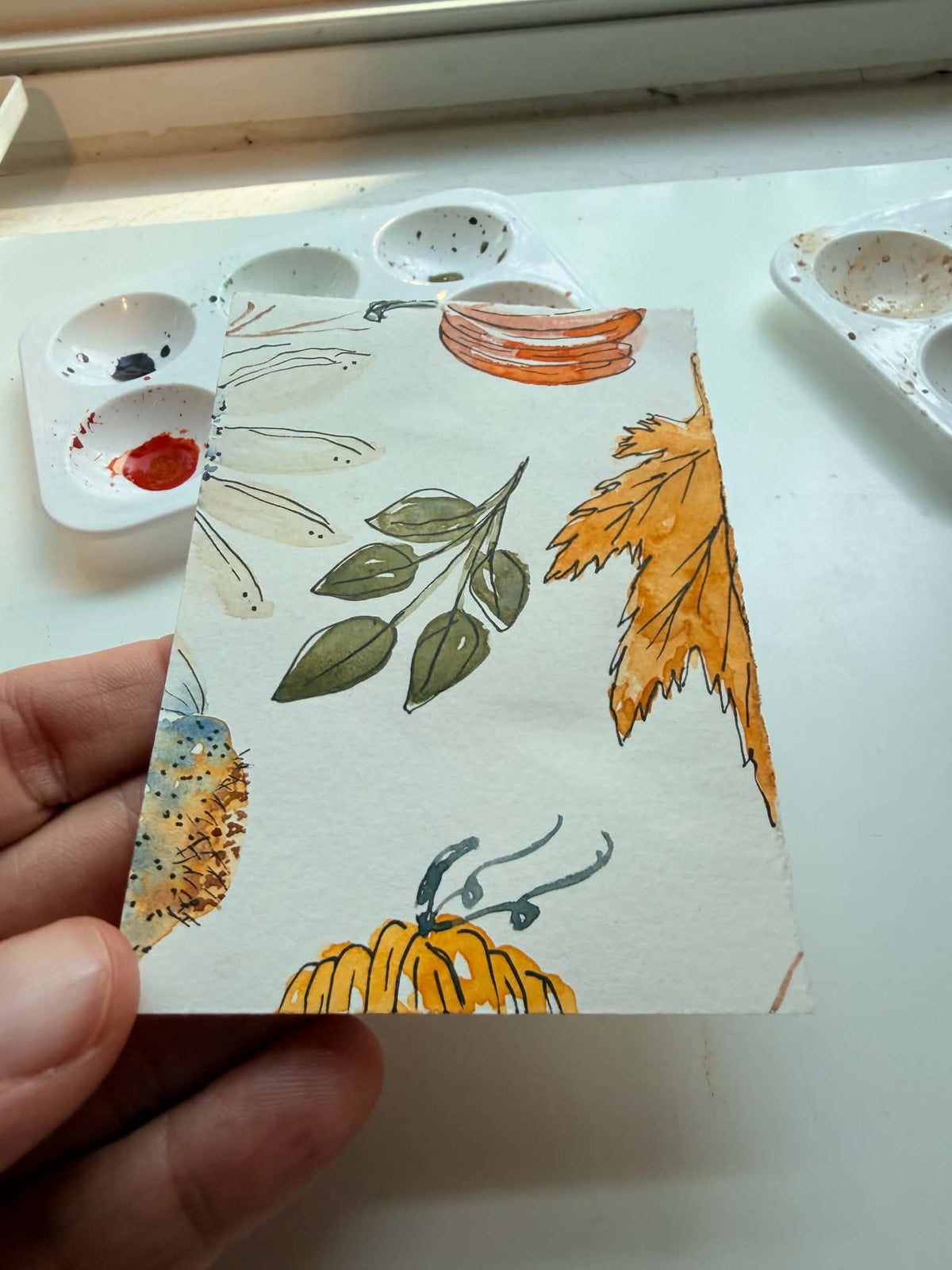 Soup Season: A Watercolor Recipe Card Exchange