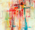 Expressive Abstracts via Mixed Media