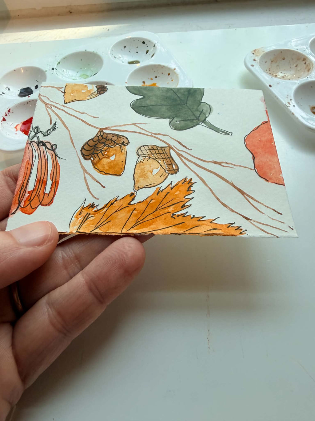 Soup Season: A Watercolor Recipe Card Exchange