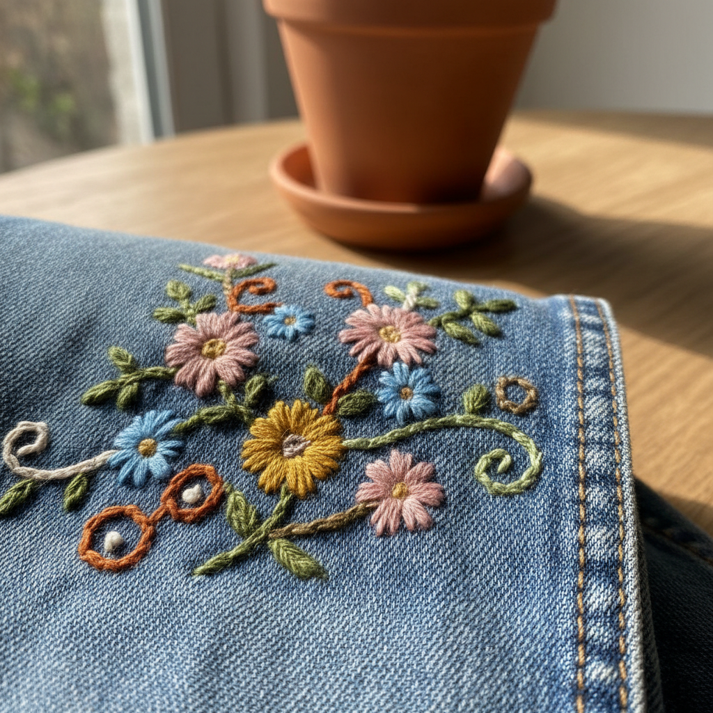 Stitched Stories: Custom Embroidered Sweatshirt or Denim Workshop-Nov 2nd